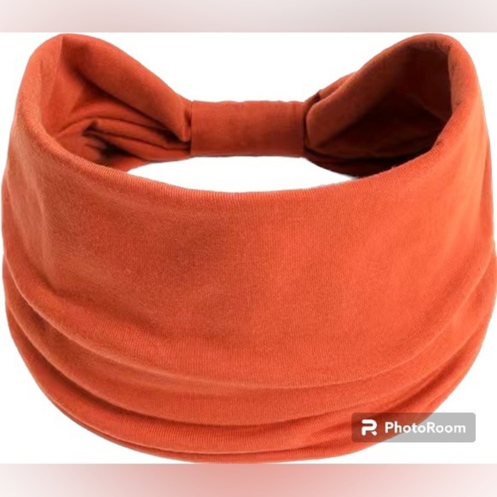 Wide Knit Headband - Rusty Red NWT